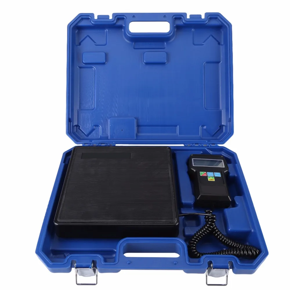  220lb/100kg Electronic Refrigerant Charging Digital Weight Scale with Case for A/C Tools - 33042682105