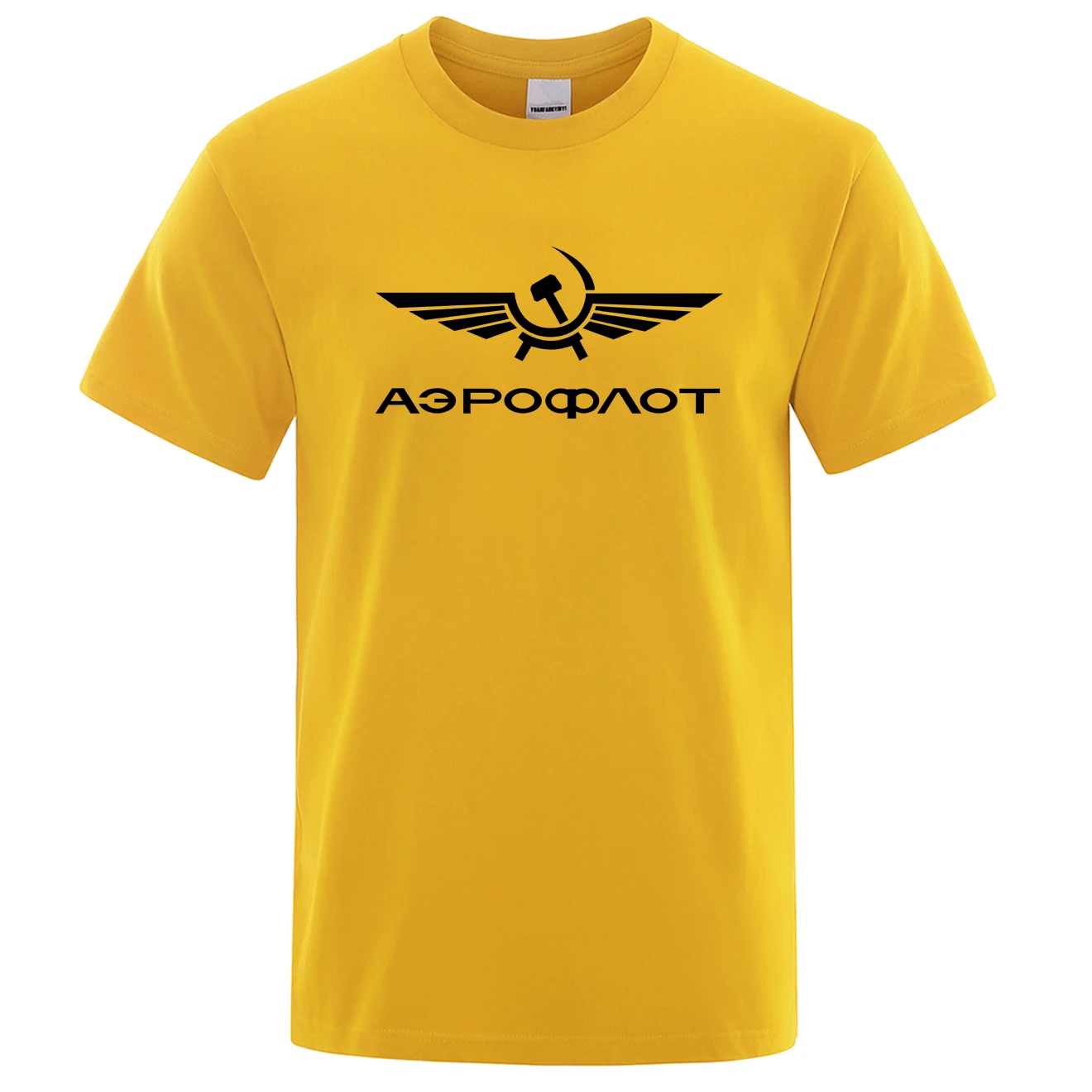 Аэрофлот авиации русские Pilote аэрокосмической Aviateur летняя футболка хлопок короткий рукав модные топы с круглым вырезом, стильная мужская футболка