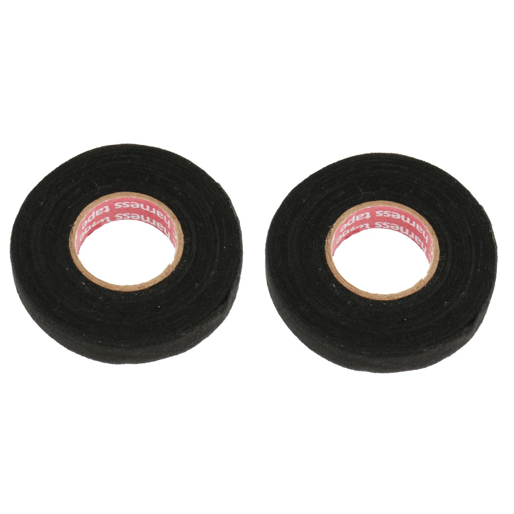 2pcs 100x8mm MultiPurpose Self Adhesive Anti Squeak Rattle Felt Wiring Cable Tape