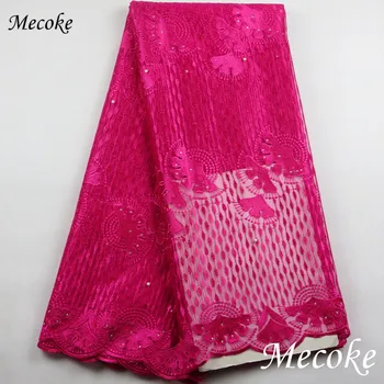 

promotion collection african Tulle Swiss lace fabric high quality Nigerian cord Lace and France lace fabric for Embroidery lace