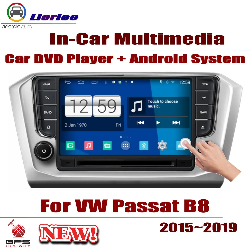Автомобильная Мультимедийная система для VW Passat B8 GT GTE 2015-2019 Android DVD GPS-навигатор