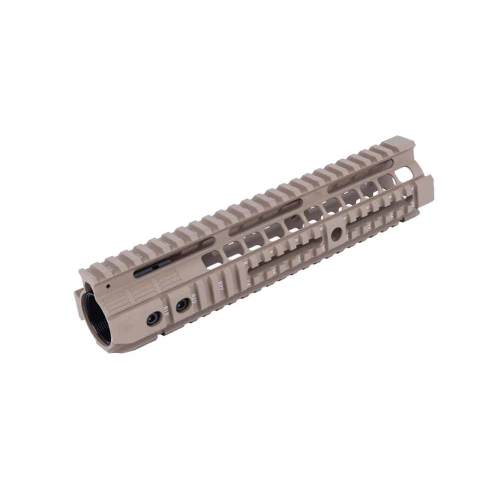 " 7" 1" 12" алюминиевое пальто анодированный M-LOK мод Lite Handguard рельсовая система для AR AEG Airsoft пневматические пистолеты M4 M16 Пейнтбольные аксессуары - Цвет: 10inch Sand