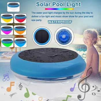 

Solar Powered LED Water Floating Ball Lamp IPX6 Underwater Color Drift Lamp For Yard Pond Garden Pool Decoration Light