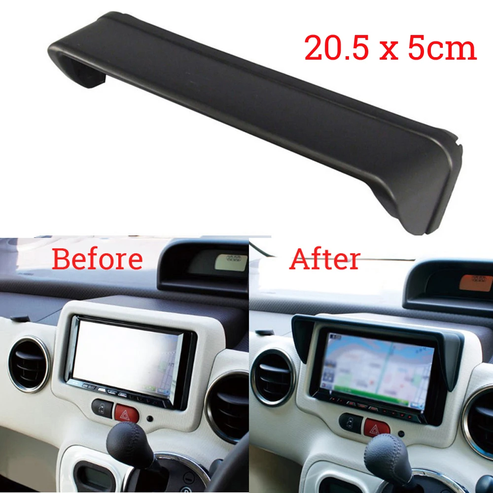 20.5x5cm Universal Auto GPS Sunshade Cover Screen Sun Shade Visor Hood Block Car Accessories GPS