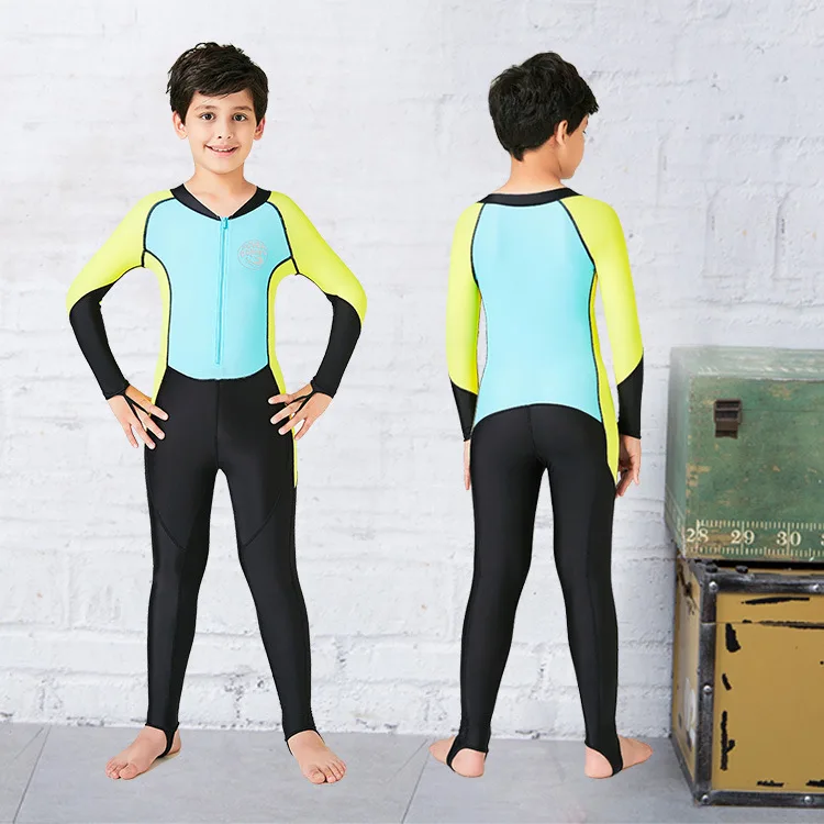 Hisea/Детский костюм для дайвинга для мальчиков, солнцезащитный костюм, Быстросохнущий тонкий гидрокостюм с длинными рукавами, одежда с Медузой для подводного плавания, h2