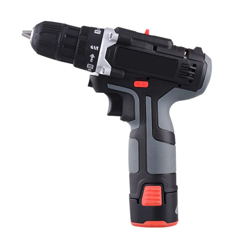 12V EU 88VF/12 В литий-ионная аккумуляторная дрель, мощная дрель, набор, США, ЕС, вилка, 3/8 дюймов, Быстрозажимной патрон, переменная скорость, 16 бит, 22 биты драйвера - Цвет: 12V EU