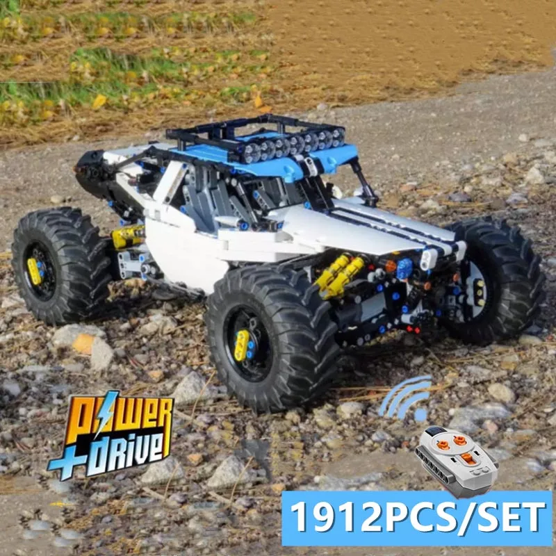 Новинка, moc RC багги для MOC-19517, строительные блоки, набор игрушек, сделай сам, художественное оформление, развивающий детский подарок на день рождения