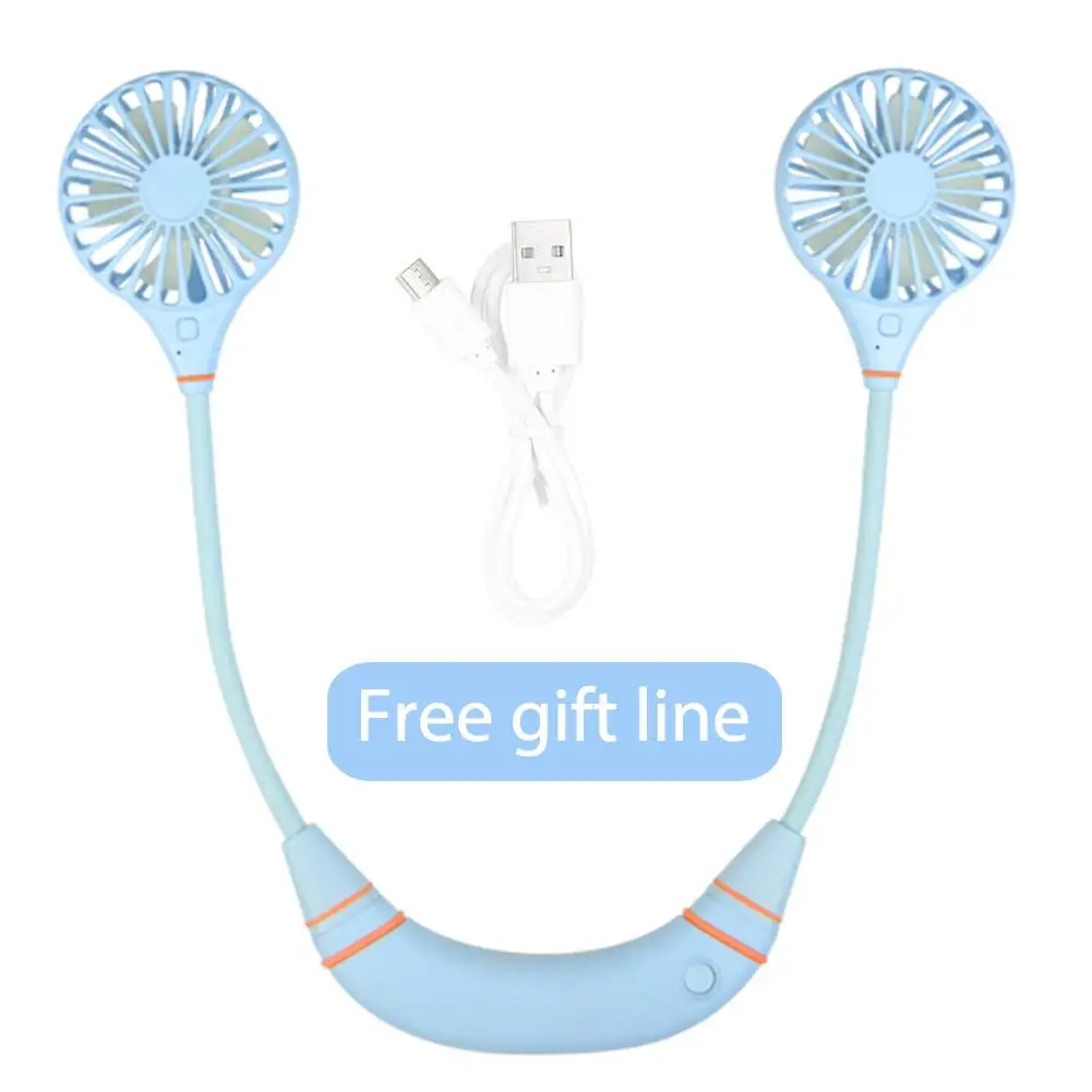 

New WL-777 Multi-function Hanging Neck Fan Three-level Speed USB Charging Silent Fan Outdoor Cooling Fan Hang Neck Sports Fan