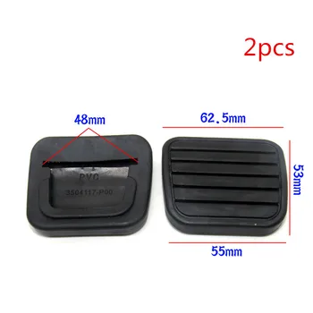 

Fit for 2PCS New Clutch Brake Pedal Pad Rubber Cover For Great Wall V200 V240 X200 X240