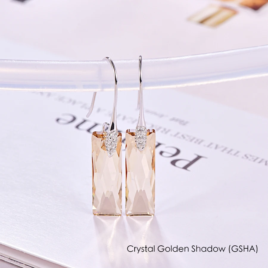 Серьги-подвески с кристаллами Swarovski queen buette для женщин, модный Стерлинговый Серебряный пирсинг, висячие серьги, ювелирное изделие