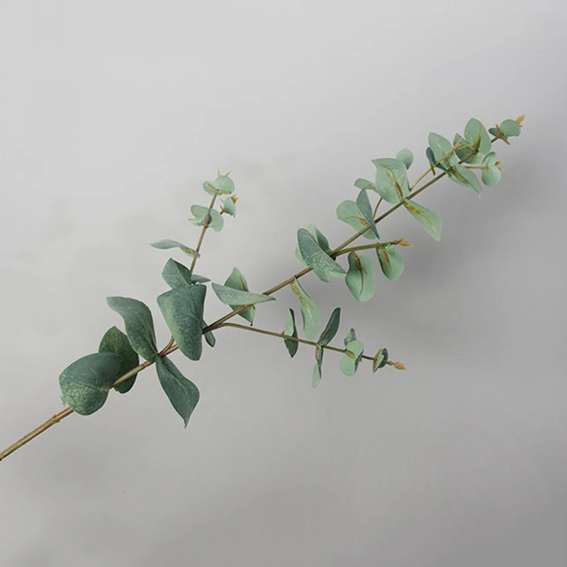 Домашний Искусственный лист филиал офиса ресторанов Дисплей украшения эвкалипта