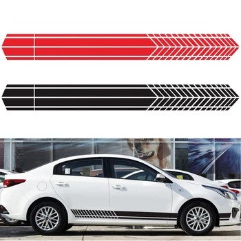 

Car Sticker Racing Sport Body Side Skirt DIY Car Stickers Fit for BMW Volkswagen Audi Ford Film Auto Tuning Car Styling