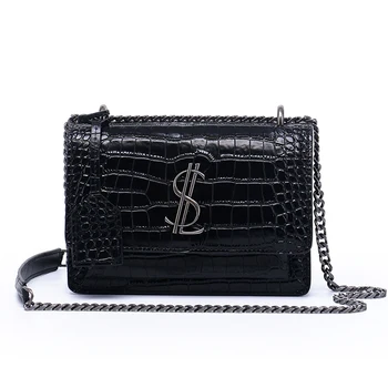 

2020 New Famous Designer Chain Shoulder Messenger Bags Summer Luxury Fashion Women Leather Handbags Casual Small Square Bags