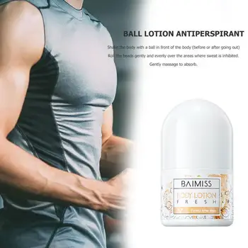 

Body deodorant fresh baimiss ball summer sweat antiperspirant armpit S9O3 rollerball fast scent antiperspirant K2B7