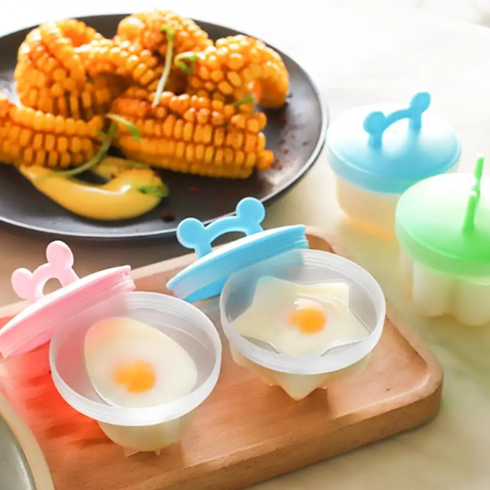 

4pcs/Sets Love Poached Egg Mold Household Poached Egg Artifact Poached Egg Egg Cup Breakfast Cup Instant Pot Accessories