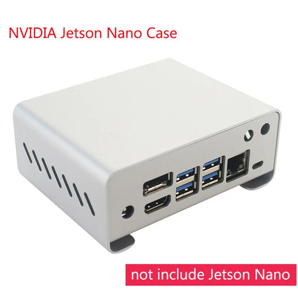 

Jetson Nano Aluminum Alloy Case Silver Box Shell Housing for Nvidia Jetson Nano for board Replacement