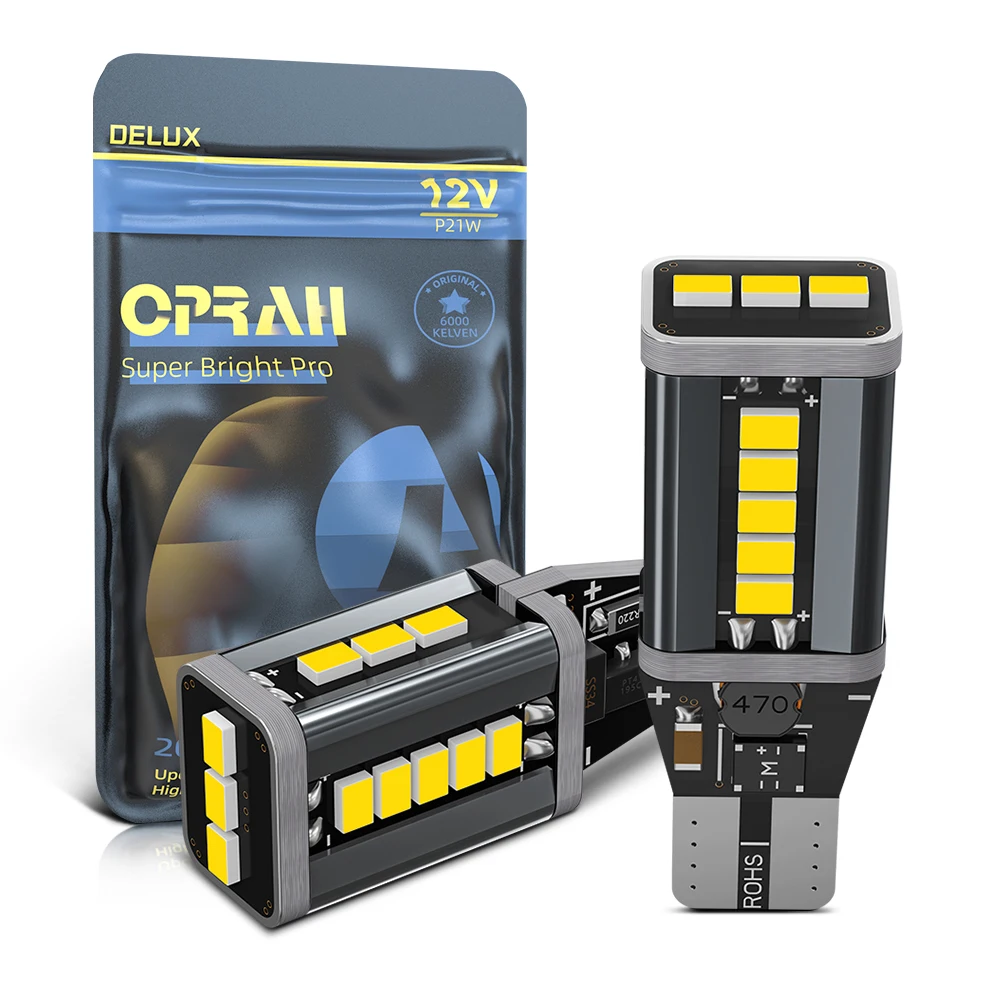 2X Canbus T15 W16W светодиодный ные лампы 3020EMC 19SMD 12 В 24 автомобильная лампа заднего хода