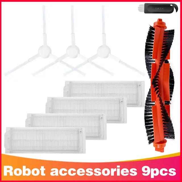 Hepa Filter Roller Side Brush Mop Rag Cloth for Xiaomi Mijia LDS / STYJ02YM / Conga 3490 Viomi V2 PRO V3 SE Robotic Vacuum Parts Set 10