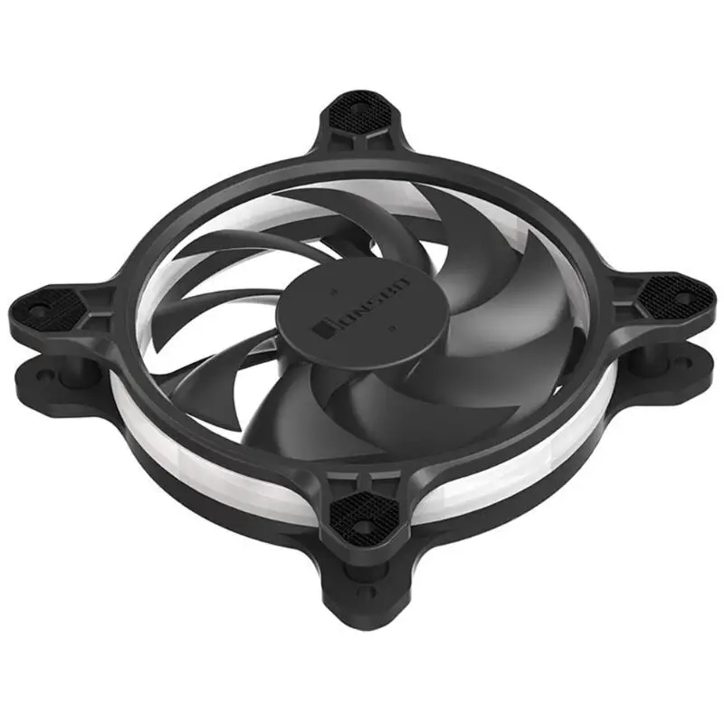 JONSBO Eclipse Plus, 120 мм, струящийся светодиодный чехол для настольного ПК, охлаждающий вентилятор радиатора, жидкостный подшипник с 15 динамическими яркими RGB лампами