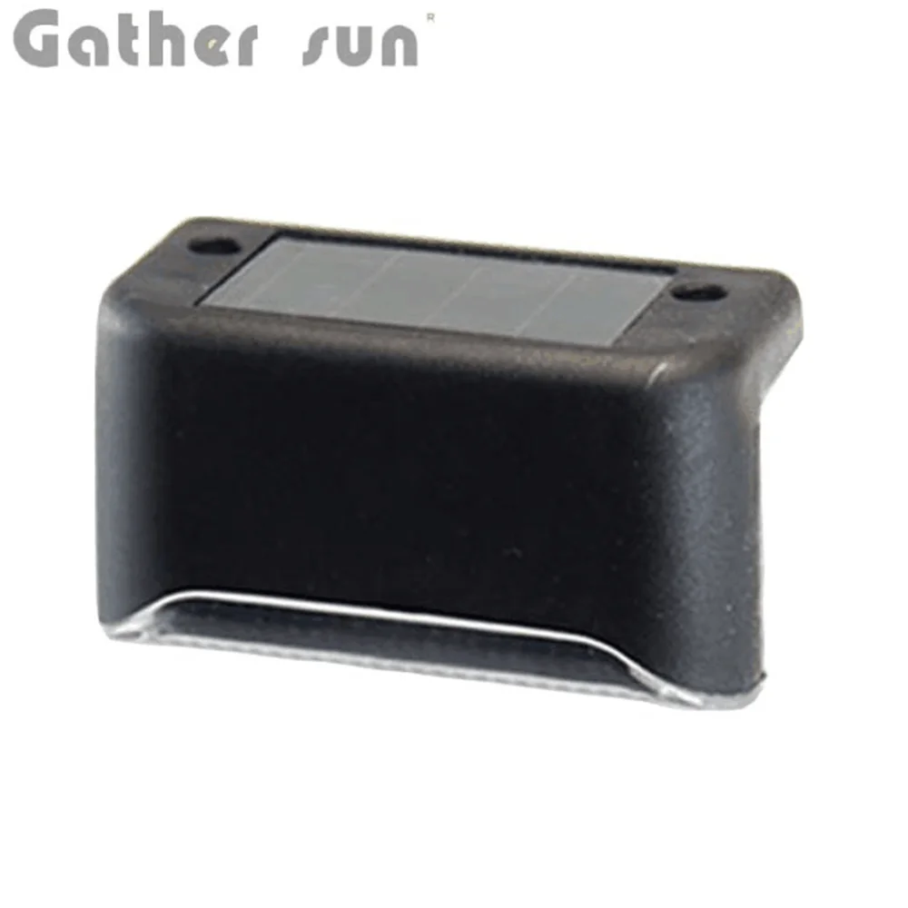 

1pcs 3 LED Solar Light Waterproof Wall Light Garden Step Stair Deck Power Lights Balcony Fence Lamp Home Garden Light