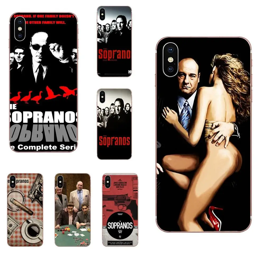 

For Xiaomi Redmi Mi 4 7A 9T K20 CC9 CC9e Note 7 9 Y3 SE Pro Prime Go Play Soft Silicone TPU Transparent Art Print The Sopranos