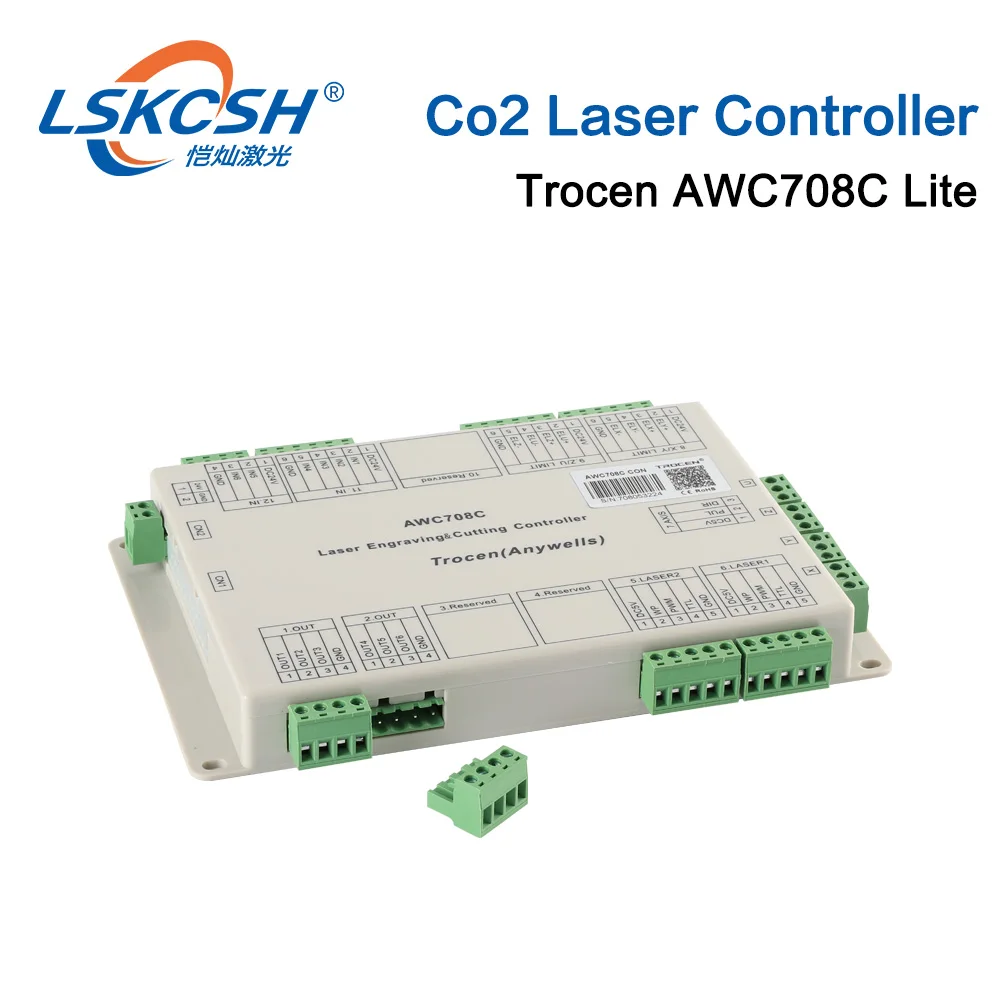 LSKCSH Trocen Anywells AWC708C Lite Co2 лазерный контроллер DSP системы Материнская плата + дополнительный переключатель питание 24 В Professional