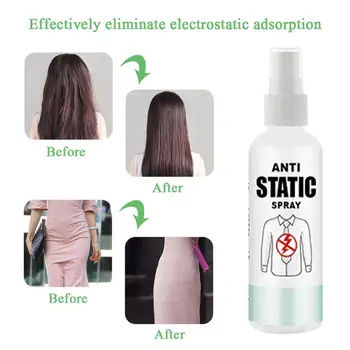 

30ML Or 100ML Anti Static Spray Onvenient Misting Spray Anti Allergy Prevent Dust Spray Paint Cleaner Car Window Clothes Hair