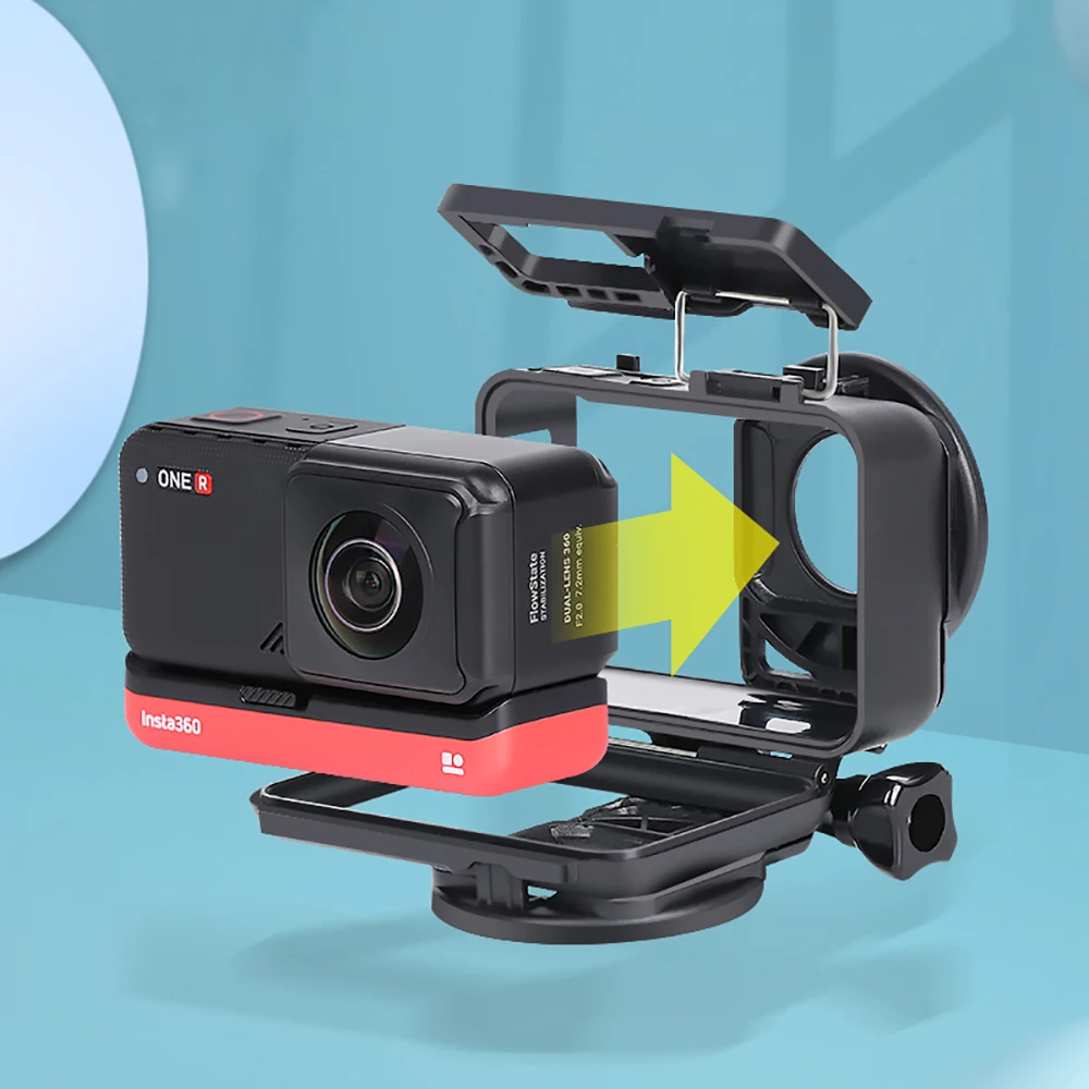 Защитный чехол для холодной загрузки Противоударная рамка камеры Insta 360 ONE R