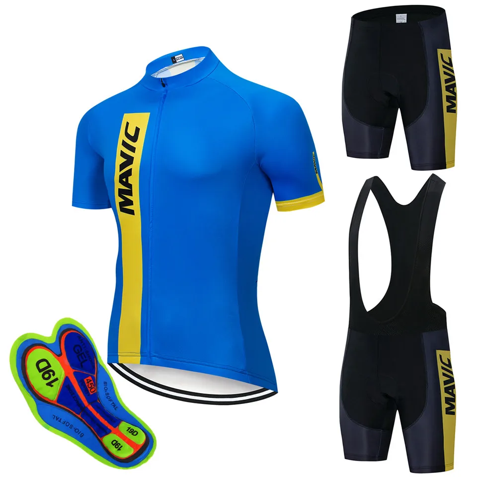 2019 MAVIC Team мужская и женская велосипедная майка весенняя летняя одежда комплект с