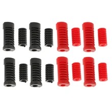 16x практичная коробка передач, переключатель передач чехол рычага резиновый подножек Накладка педали уличный мотоцикл черный+ красный