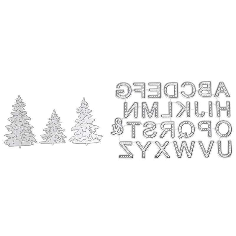 

4x Scrapbooking Punching Die Cutting Cutting Stencil Cutting Dies, for Sizzix Big Shot / Cricut Cuttlebug / and Other Punching M