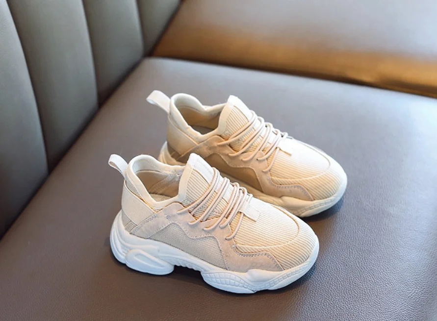 Toddler Casual Sneakers Children Mesh Shoes Baby Girls Soft Sport Sneakers Boys White Brand Shoes Fashion Trainers Spring