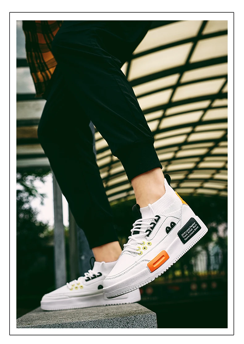 CINESSD New Leisure Skateboarding Shoes Fashion Casual Sneakers Sport Shoes Men Flat Walking Shoes Male Comfortable Street Shoes