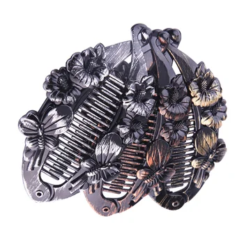 

9pcs Banana Hair Clips Fish Shape Durable Resin Flower Decorative Hair Clip Ponytail Holder for Ladies Girls Women