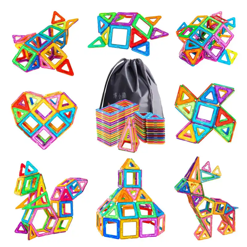 plastic magnetic building blocks