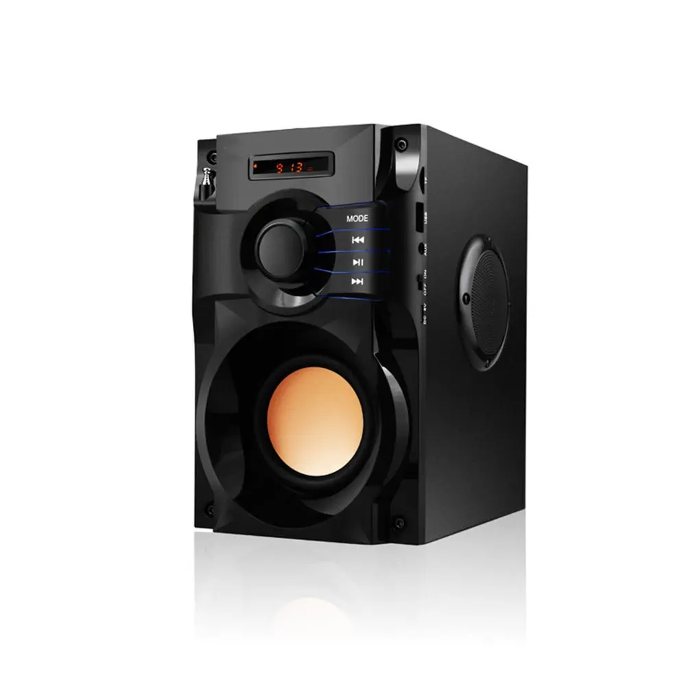 

Wireless Bluetooth Speaker Super Bass Subwoofer EQ Louderspeaker LCD Display FM Radio Remote Control MP3 Player Speaker