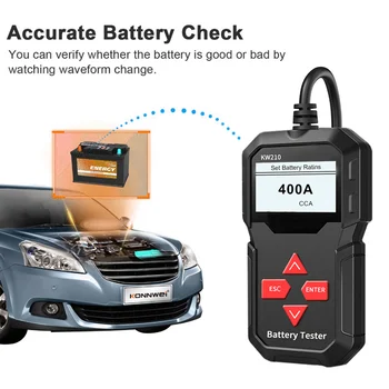 

Voltage Test Tool Car Battery Load Tester Car Battery Car Battery Tester Accurate Digital Test Battery Capacity Diagnostic Tools