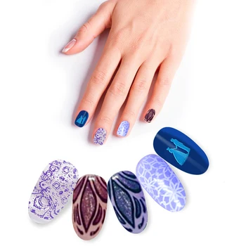 

DIY Polish Stamping Nail Art Stamp Transfer Templates Manicure Nail Stencils DIY Fashion Wraps Tips Manicure Tools