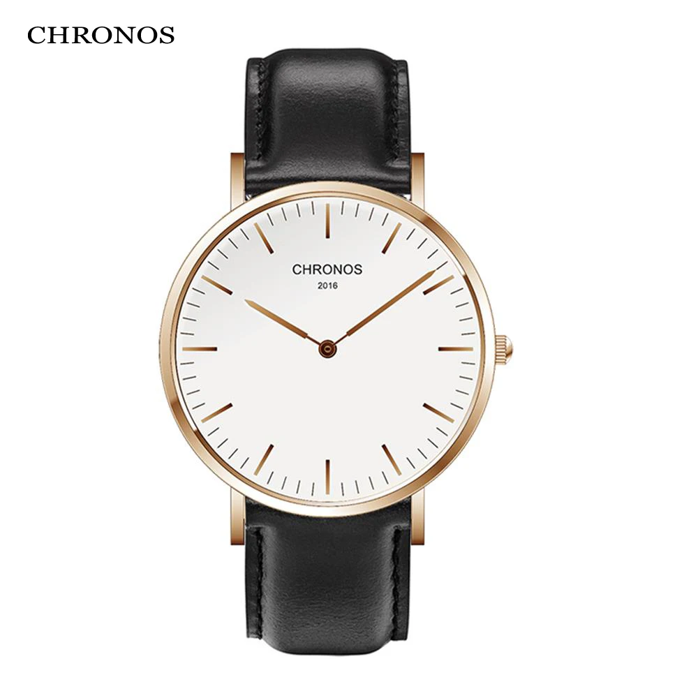 CHRONOS мужские женские парные часы простые тонкие повседневные кварцевые