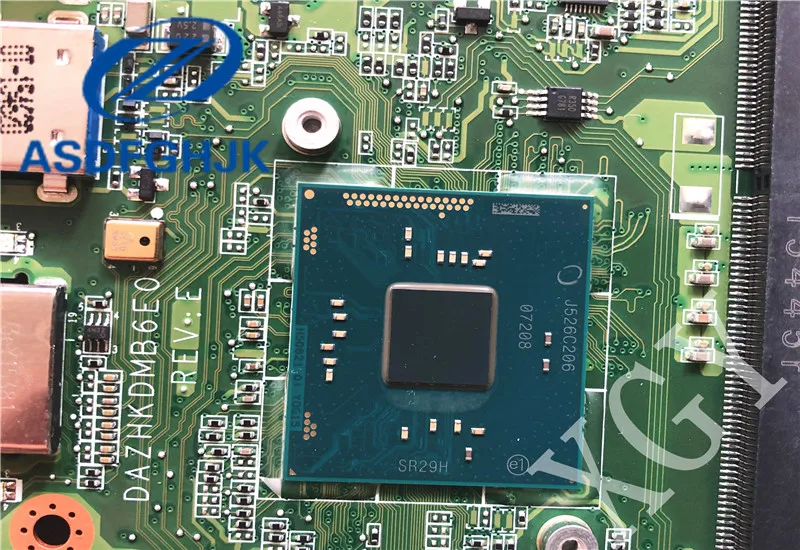 Ноутбук материнская плата для Acer aspire Nautilus ES1-131 основная плата NBVB811001 DAZHKDMB6E0 DDR3 SR29H N3050 тест нормально