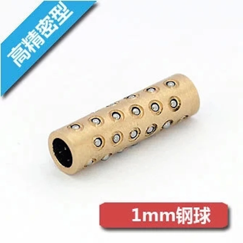 

MFZH4-15 High Precision Micro sleeve Ball Sets Linear ball sleeve brass bushing BGS4-15 BK4610A K040615 854L106