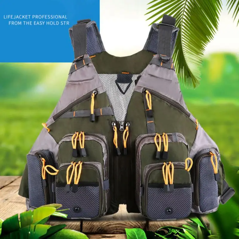 

Outdoor Sport Photography Fishing Adjustable Breathable Multi-pocket Vest Backpacks