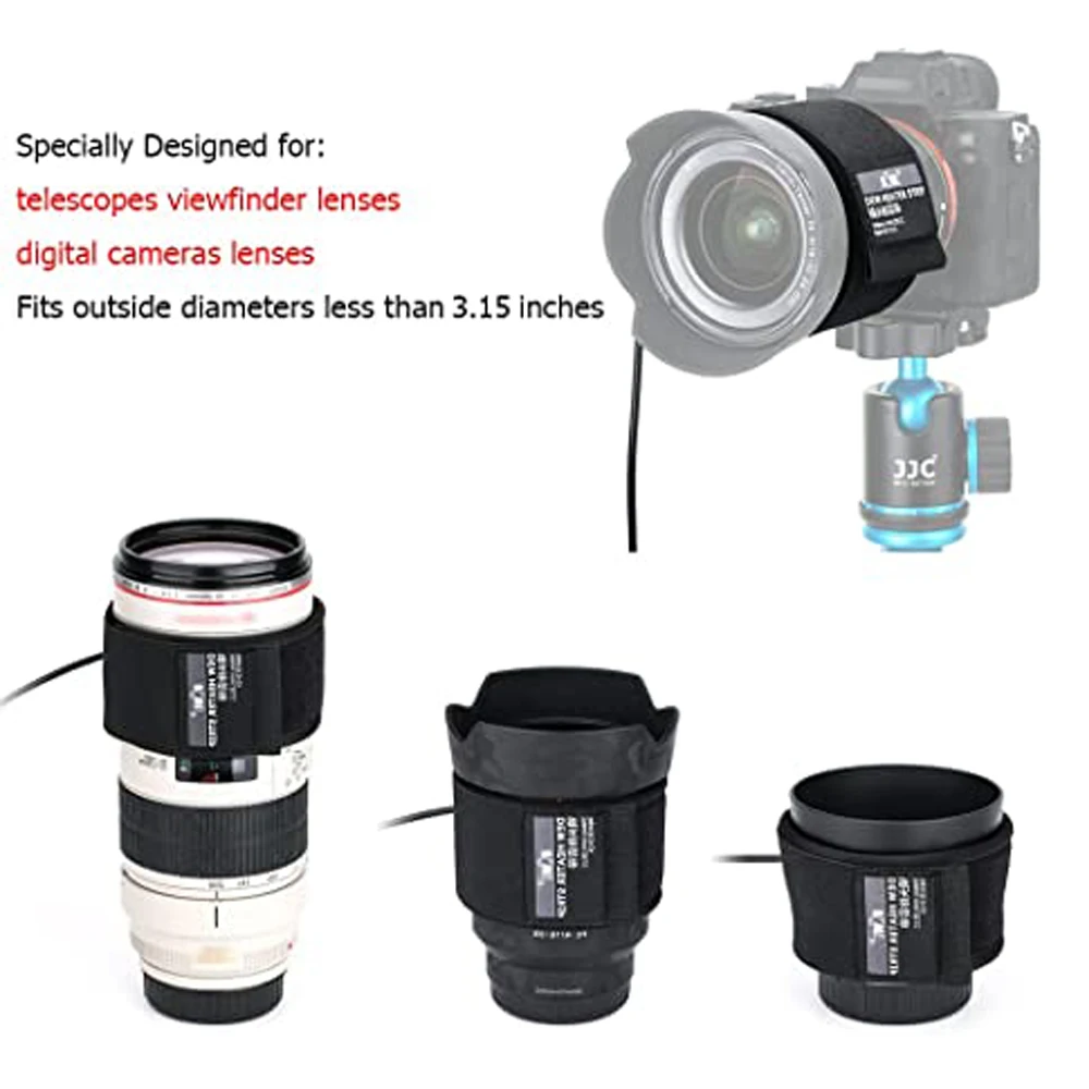 Riscaldatore Per Obiettivo Fotocamera - Anticondensa Per Telescopi E Obiettivi - Alimentazione USB - 4,9 Pollici - Foto 6