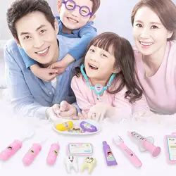 1 ensemble Dentiste Jouets Simulation Éducatifs Opération Facile Enfants Semblant Jouer Dentiste Jouets Infirmière Sac Jouets pour Cosplay 