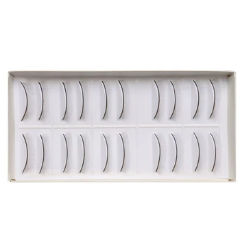 

10 Pairs Training Lashes False Eyelashes Extension Tool For Makeup Practice 8mm