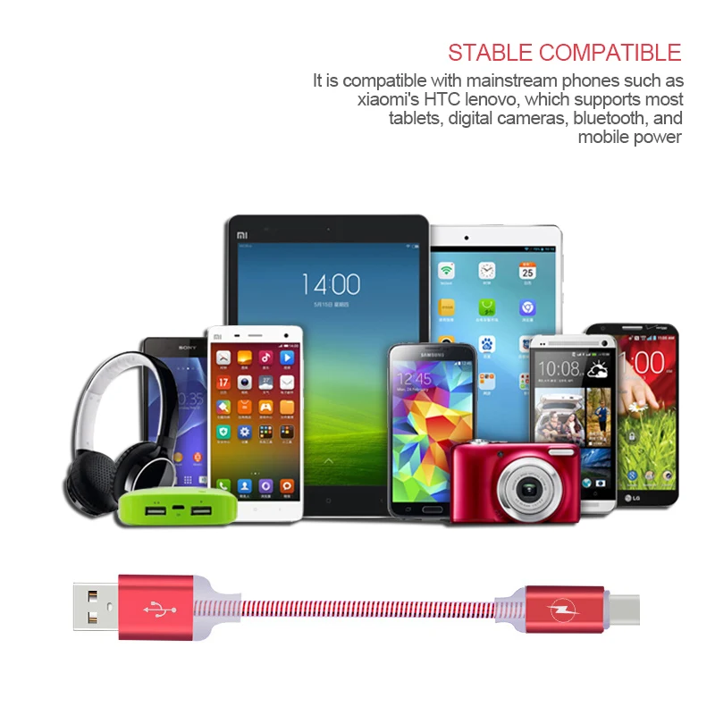 LED Lumines Spiral Cable For iPhone Samsung Xiaomi Type C Fast Charge USB Data Cable Micro USB Charging Cable Mobile Phone Cable
