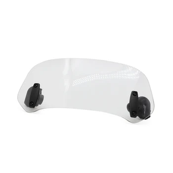 

Extension Windscreen Windshield Spoiler Air Deflector for Scooter Triumph Honda VTX Tour Universal Adjustable Screen Clear
