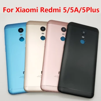 

For Xiaomi Redmi 5 5A 5 Plus Housing Battery Back Cover Case with Power Volume Button for Xiaomi Redmi 5Plus 5 5A Battery Case