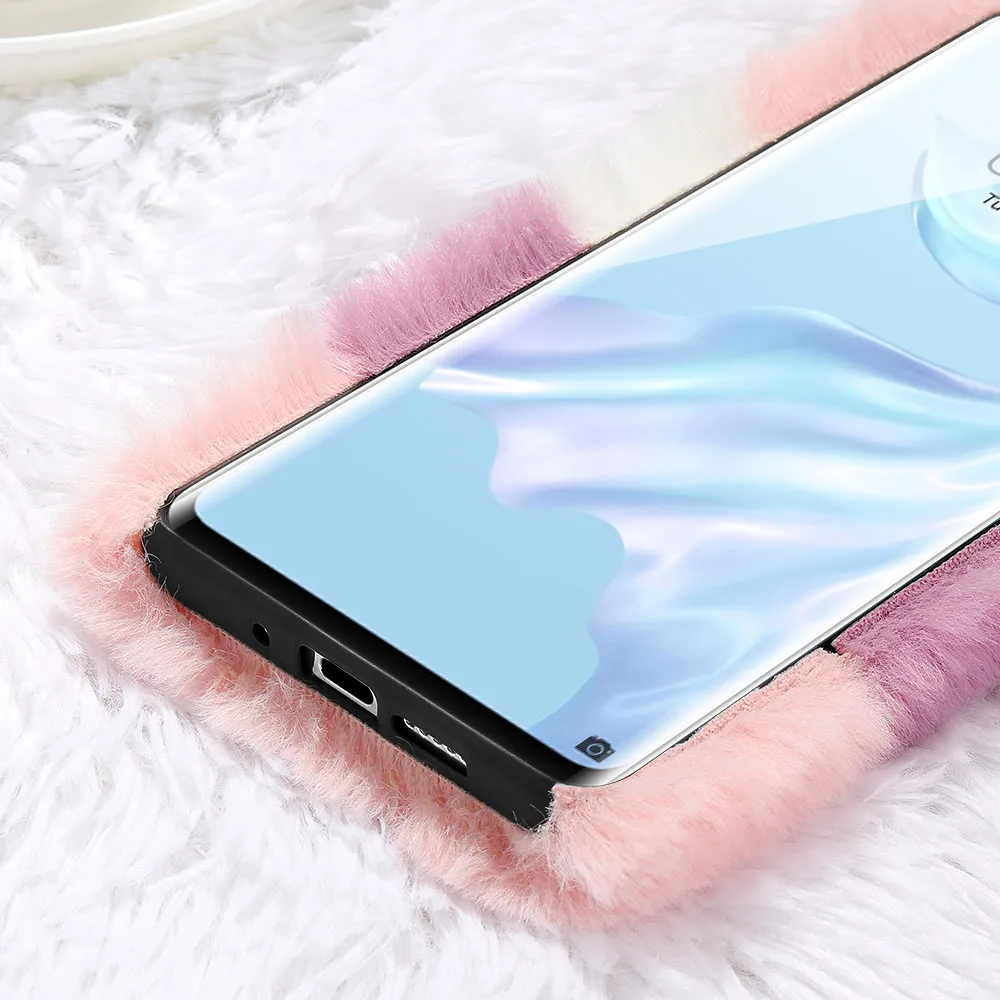 LAPOPNUT чехол для телефона для samsung Galaxy J6 J4 Plus A8 A7 A70 A50 A40 A20e A20 A10e A30 A10 со стразами с роскошным мехом; силиконовый чехол