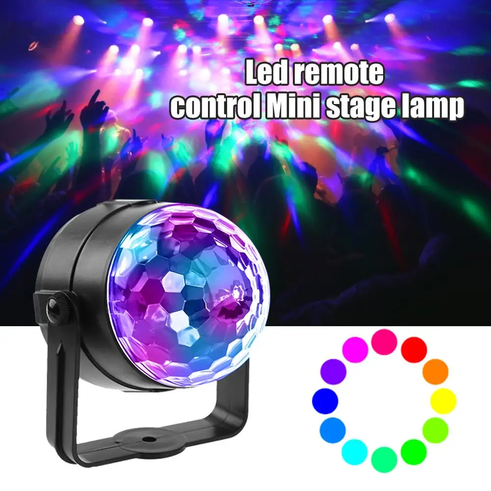 18 Вт светодиодный RGB магический шар светильник с дистанционным управлением